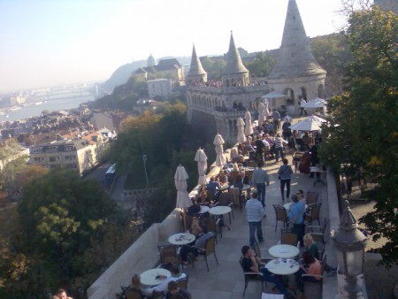Bastion des Pecheurs avec un panormama sur le Danube