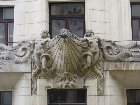 Belle facade de centre-ville